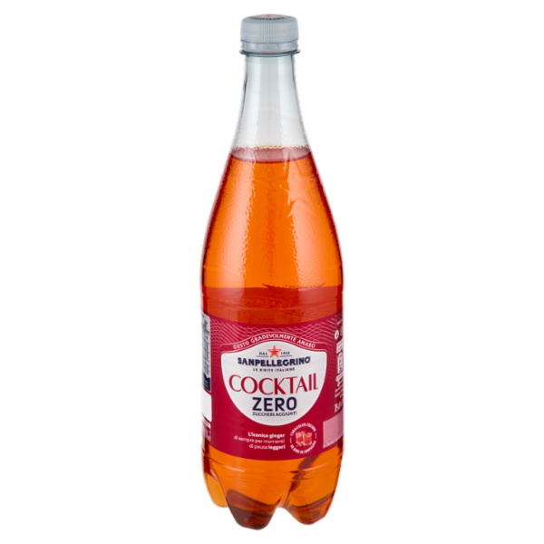 BIBITE SANPELLEGRINO, Bevande Gassate, Cocktail Zero, Pet 75cl