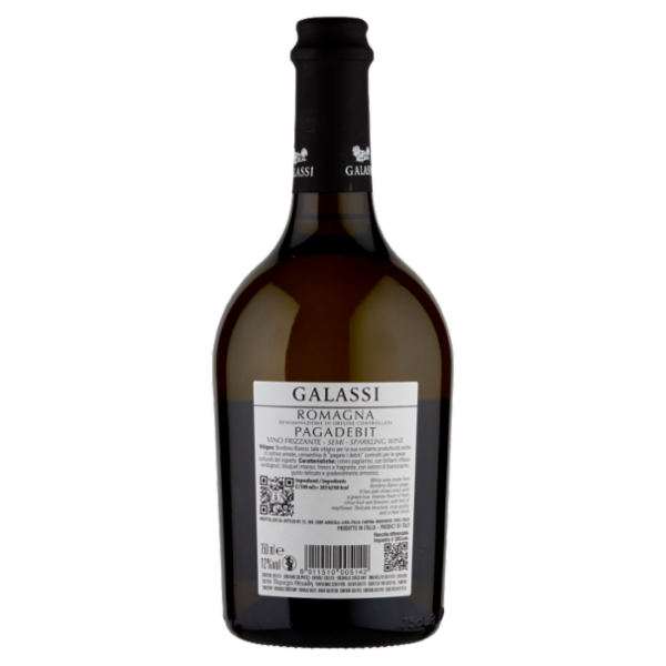 Galassi Romagna DOC Pagadebit Vino Frizzante 750 ml