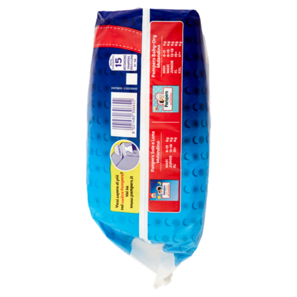 Pampers Sole e Luna Mutandino Maxi 15 pz