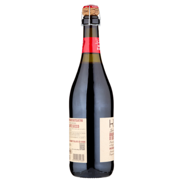 Righi Lambrusco Grasparossa di Castelvetro DOC Vino Frizzante Secco 750 ml