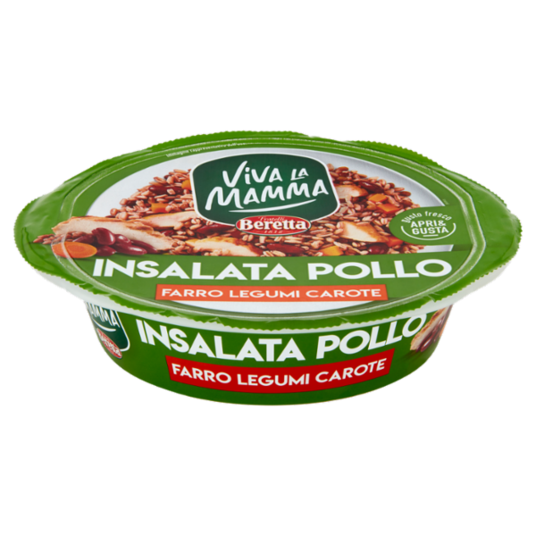 Viva La Mamma Insalata Pollo Farro Legumi Carote 220 g