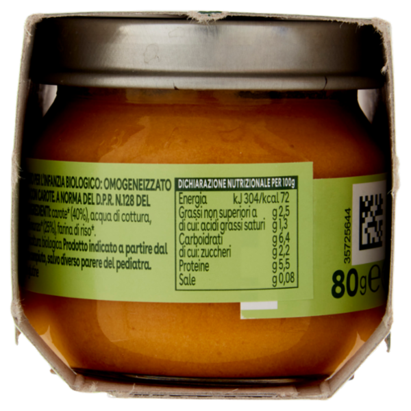 Plasmon semplicemente bio manzo con carote 2 x 80 g