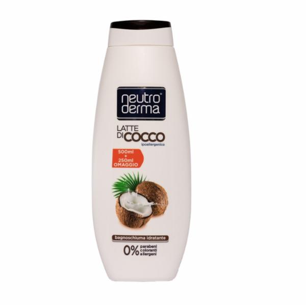 Neutroderma Bagnoschiuma Latte di Cocco 750 ml