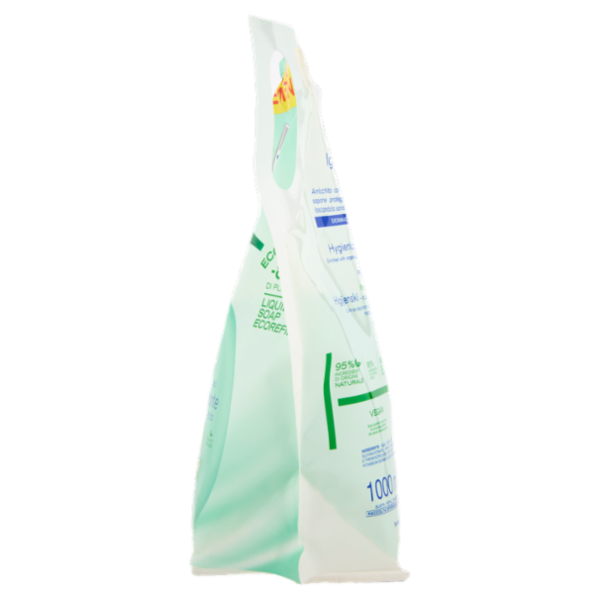 Fresh & Clean Sapone Liquido Igienizzante con Antibatterico Tè Verde e Verbena Ecoricarica 1000 ml