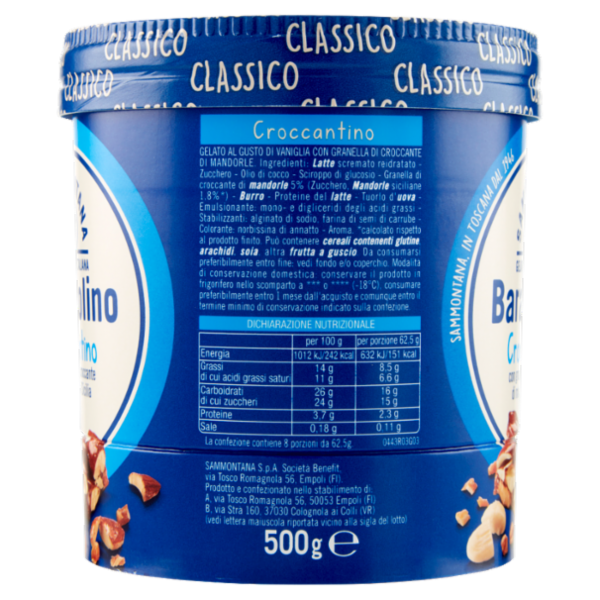 Sammontana Barattolino Classico Croccantino 500 g