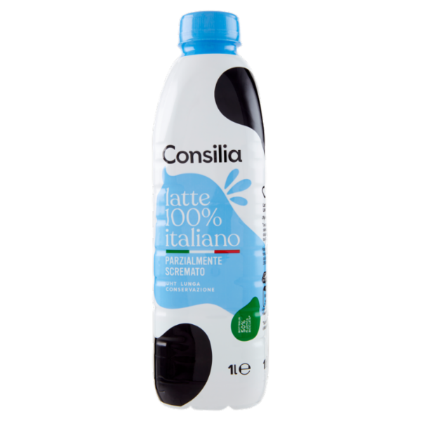 Consilia Latte Uht Parzialmente Scremato 100% Italiano 1 L