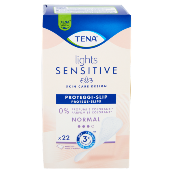 Tena lights Sensitive Proteggi-Slip Normal Ripiegati 22 pz