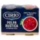 Cirio Polpa Rustica in Corposi Pezzi 2 x 400 g