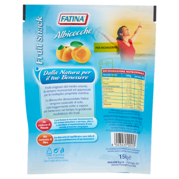 Fatina Fruit Snack Albicocche 150 g