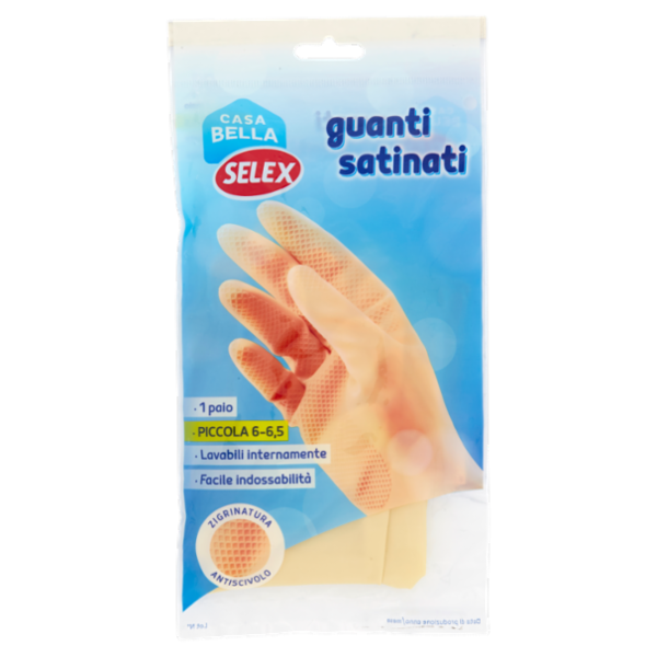 Selex Casa Bella Guanti Satinati Misura Piccola (6-6,5)