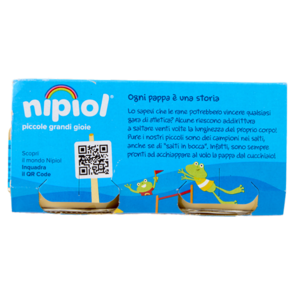 nipiol trota omogeneizzato con filetti di pesce selezionati e verdure 2 x 80 g