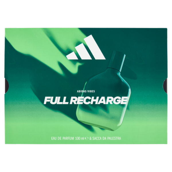 adidas Xmas25 Maschile Eau de Parfum 100 ml + Sack Vibes Full Recharge