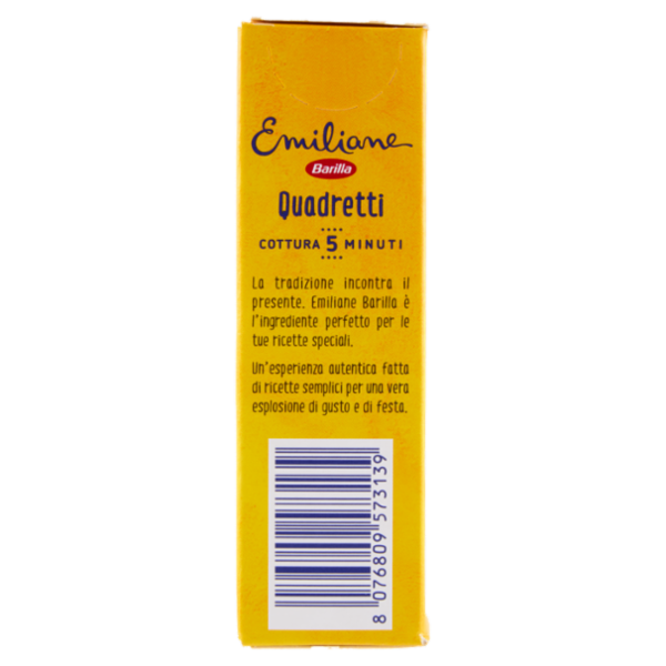 Barilla Emiliane Quadretti Pasta all'Uovo 275g