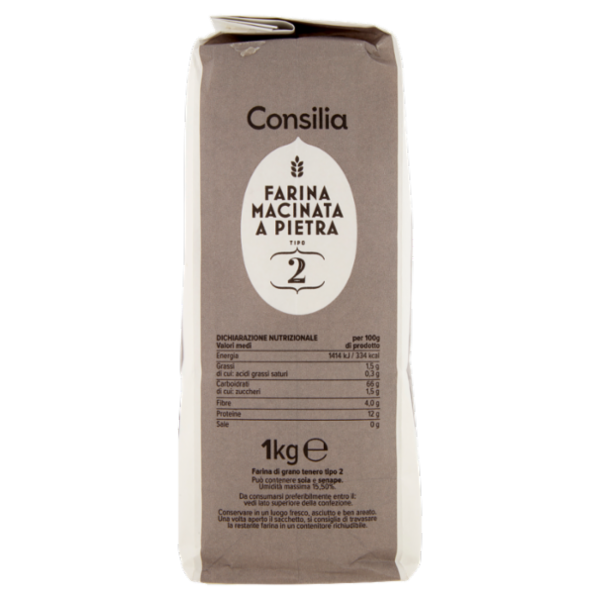 Consilia Farina Macinata a Pietra Tipo 2 1 kg