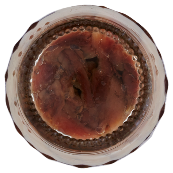 L'Isola d'Oro Aliciotte Top Quality Filetti di Alici Distese in Olio di Oliva 47% 58 g