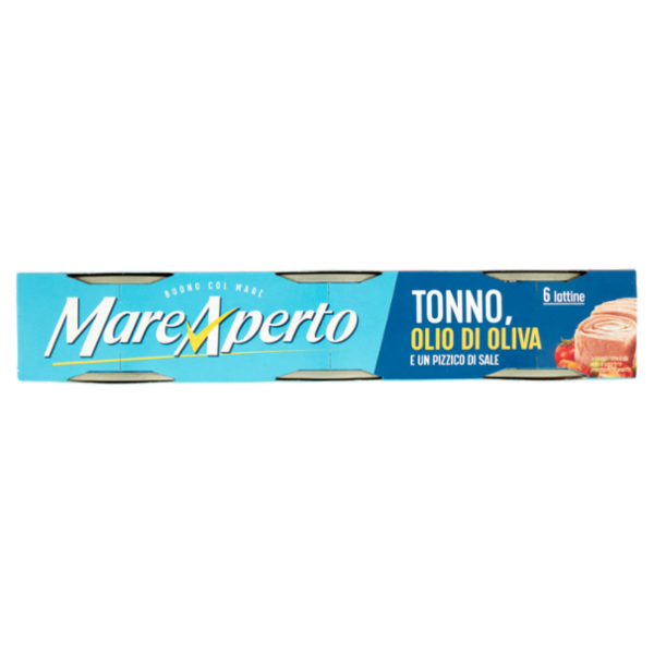 Mare Aperto Tonno, Olio di oliva e un Pizzico di Sale 6 x 70 g