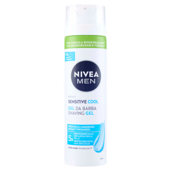 Nivea Men Sensitive Cool Gel da Barba 200 ml