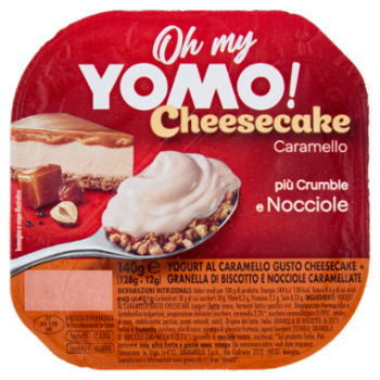 Oh My Yomo! Cheesecake Caramello Più Crumble e Nocciole 140 g
