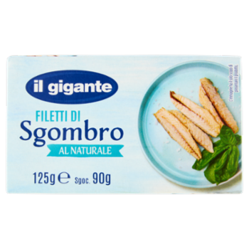 IL GIGANTE Filetti Di Sgombro Al Naturale 125 g