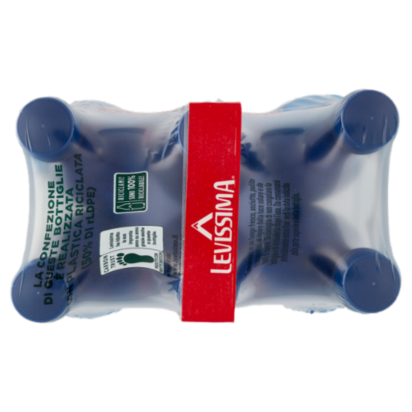 LEVISSIMA, Acqua Intensamente Frizzante 25% RPET 6 x 1 L
