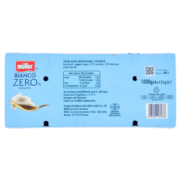 müller Bianco Zero% Grassi 8 x 125 g