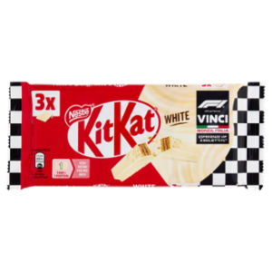 KITKAT White Wafer Con Copertura Bianca 3 Snack Da 41,5g