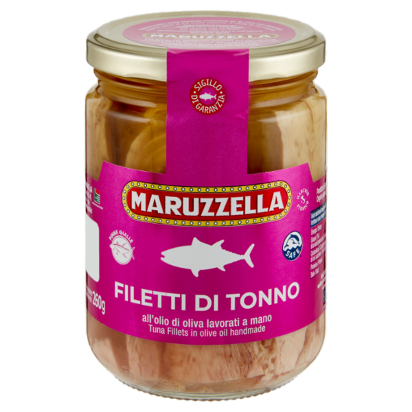 Maruzzella Filetti di Tonno all'olio di oliva lavorati a mano 400 g