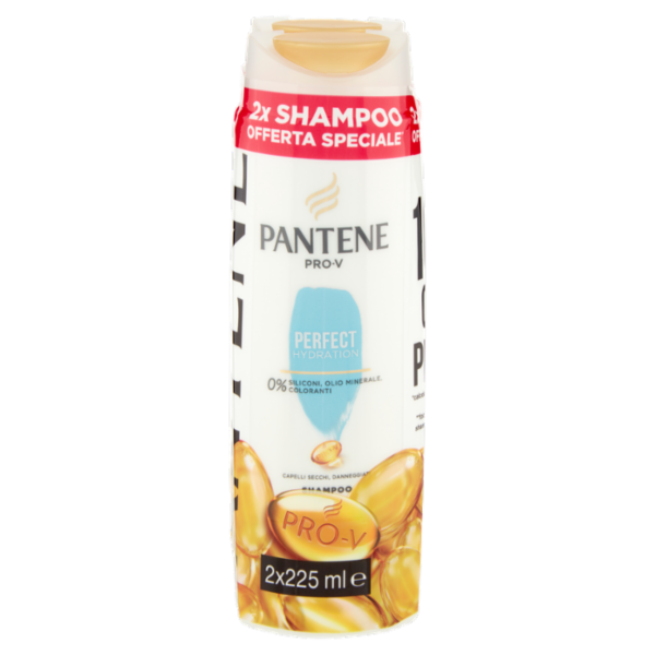 Pantene Pro-V Shampoo Perfect Hydration 2x225 ml