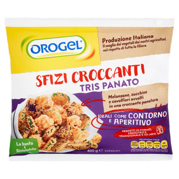 Orogel Sfizi Croccanti Tris Panato Surgelati 400 g