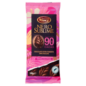 Witor's Nero Sublime 90% Cacao Cioccolato Extra Fondente 100 g
