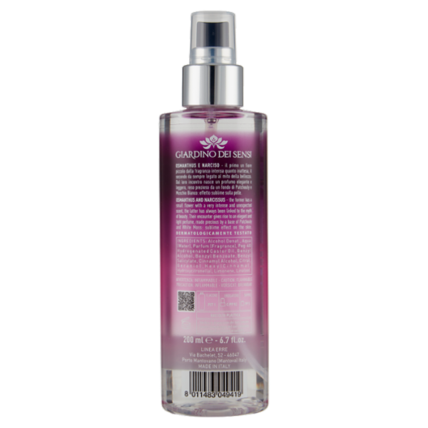 Giardino dei Sensi Acqua Corpo Profumata Osmanthus Narciso 200 ml