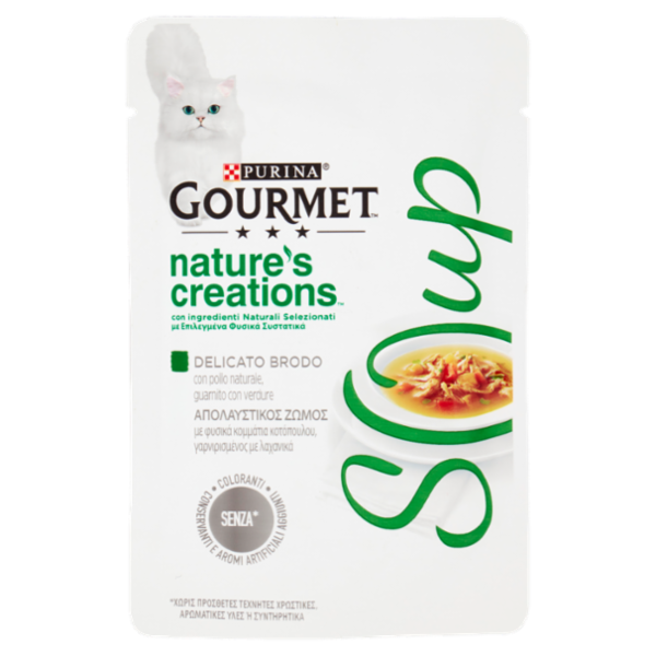 PURINA GOURMET Nature's Creations Soup Pollo & Verdure 40g