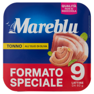 Mareblu Tonno All' Olio Di Oliva 9 x 60 g