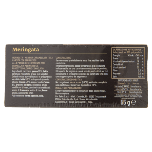 Selex Saper di Sapori Torta Meringata Congelata 55 g