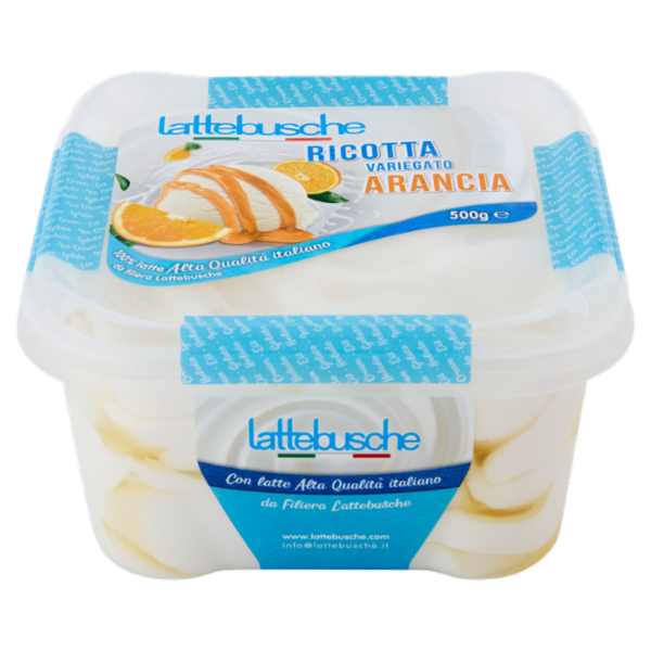 lattebusche Gelato Ricotta Variegato Arancia 500 g