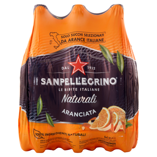 SANPELLEGRINO Naturali Aranciata 6 x 1,2 L