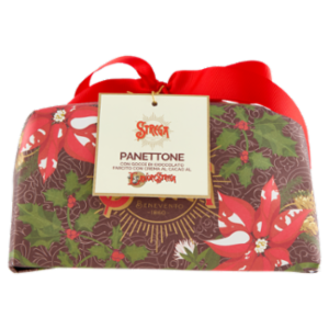 Strega Alberti Panettone Con Gocce Di Cioccolato Farcito Con Crema Al Cacao Al Liquore Strega 1000 g