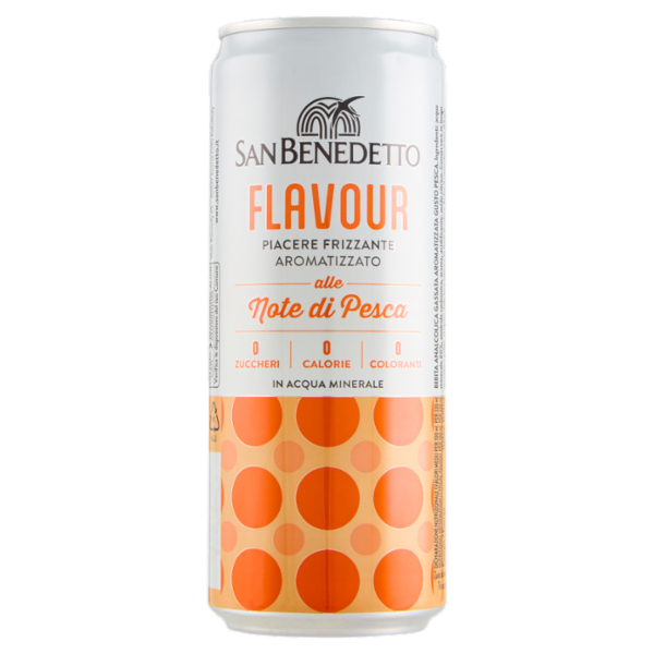 San Benedetto Flavour, Note di Pesca, lattina sleek 0,33 L