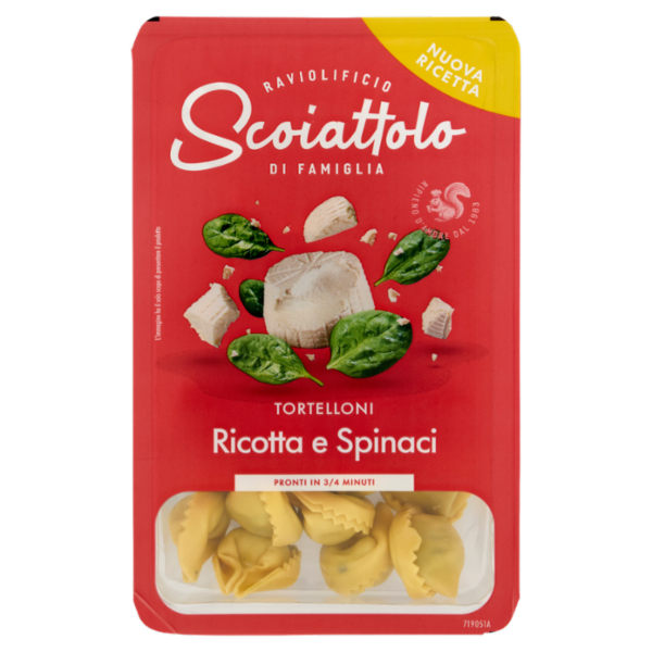 Scoiattolo Tortelloni Ricotta e Spinaci 200 g