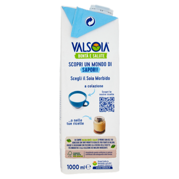 Valsoia Bontà e Salute Bevanda soia gusto Morbido 1000 ml