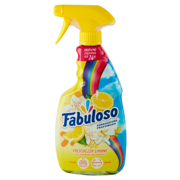 Fabuloso detersivo spray sgrassatore Freschezza Limone 600 ml