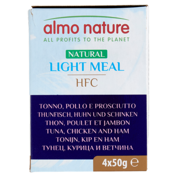 almo nature Natural Light Meal HFC Tonno, Pollo e Prosciutto 4 x 50 g