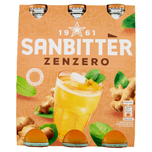 SANBITTÈR Zenzero 3x20cl