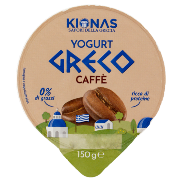 Kionas Yogurt Greco Caffè 0% di grassi 150 g