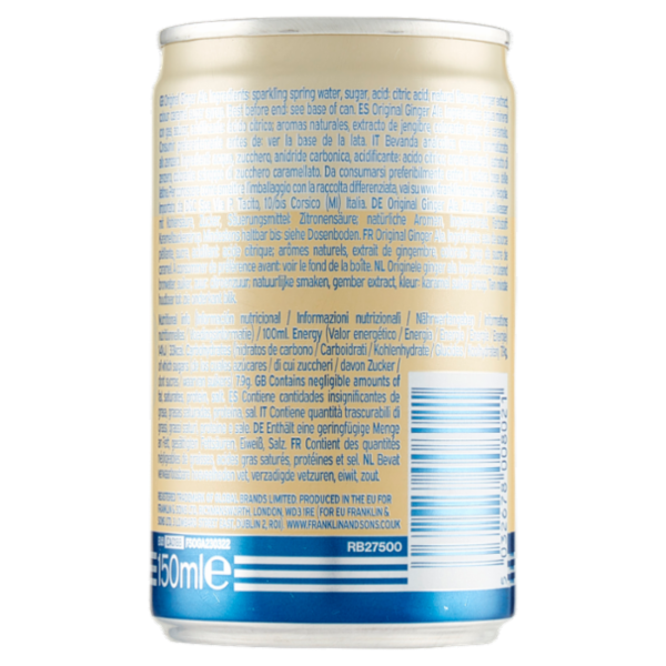 Franklin & Sons Ltd Original Ginger Ale 150 ml