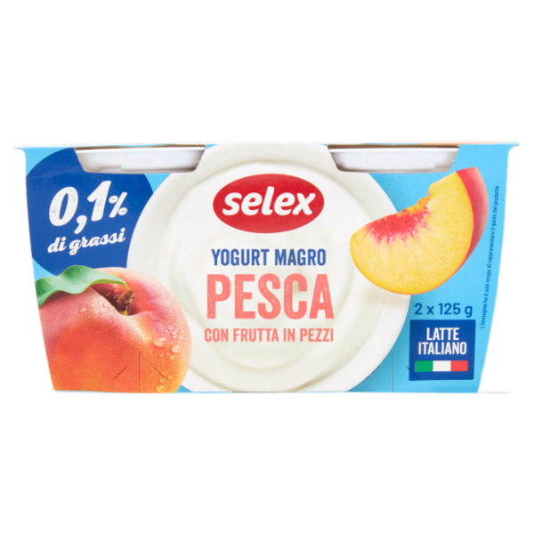 Selex Yogurt Magro Pesca 2x125 g