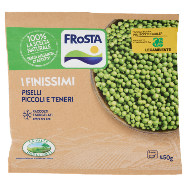 FRoSTA i Finissimi Piselli Piccoli e Teneri Surgelati 450 g