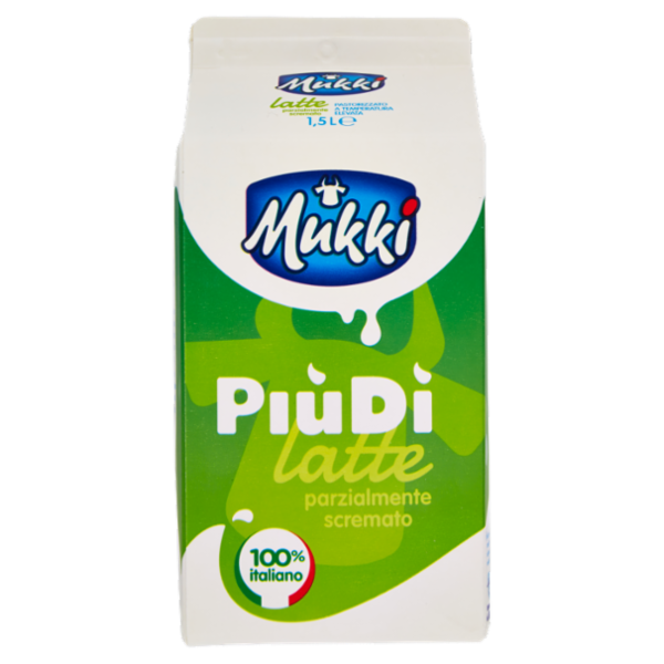 Mukki Più Dì latte parzialmente scremato 1,5 L