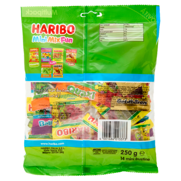 Haribo Mini Mix Fun 14 Mini Bustine 250 g