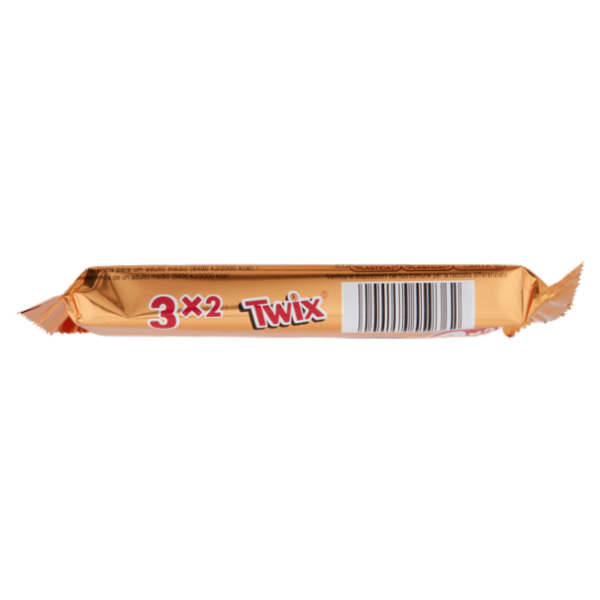 Twix Snack al Cioccolato con Caramello, 3 Barrette x 50g